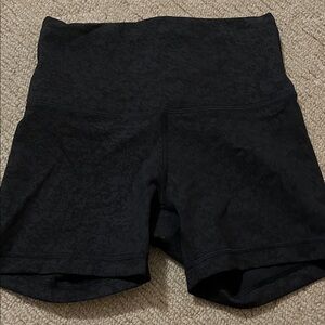 lululemon athletica Black Textured Bike Shorts